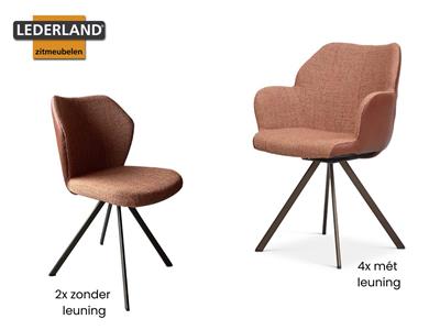 Lederland AMSTERDAM Showroommodel Bo eetkamerstoel (set van 6)